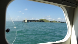 Passing Browns island